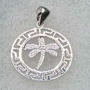 Sterling Silver 925 Dragonfly Pendant